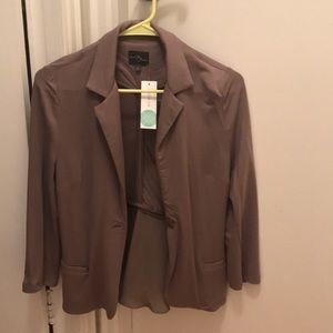 Cotton, stretchy blazer